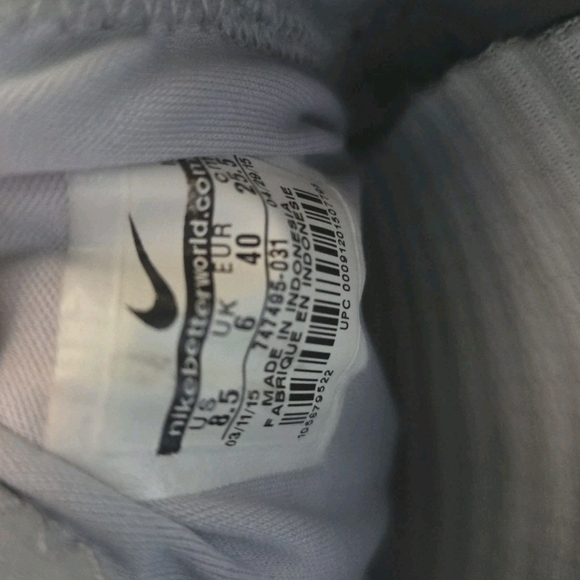 Nike Shoes Womens Size 8.5  Kaishi Running Sneakers Gray Round Toe Low Top - Picture 7 of 10